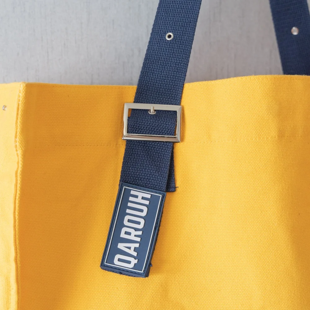 Heavey Thick Cotton canvas bag with adjustable Handle - CT23R008 - Detail