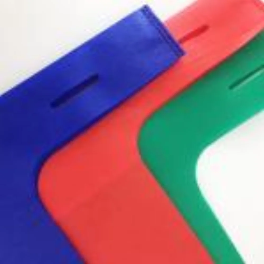 Custom logo printed reusable heat seal non woven vest shopping bag for supermarket - JR23-UL05 - Detail