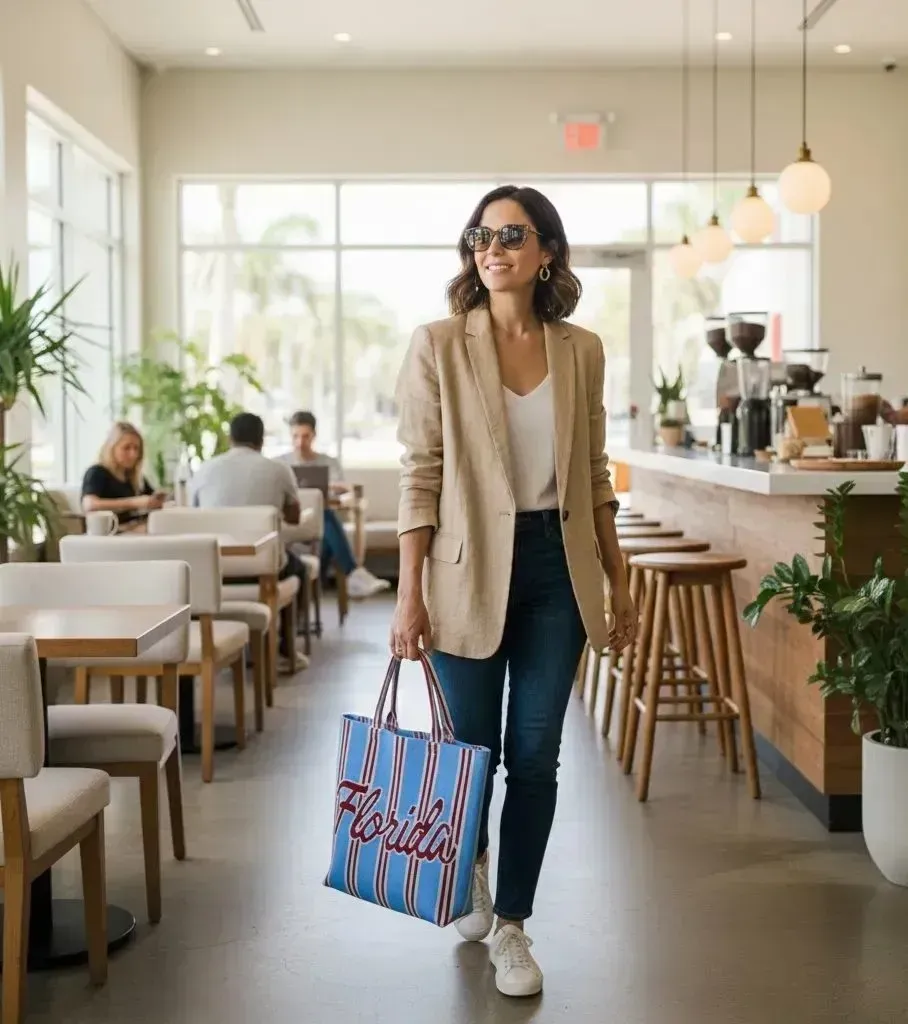 Eco-Friendly Durable Lightweight Reusable Polyester Knitted Tote Bag with Custom Design Foldable &amp; Portable for Women - KB-2507 - Detail
