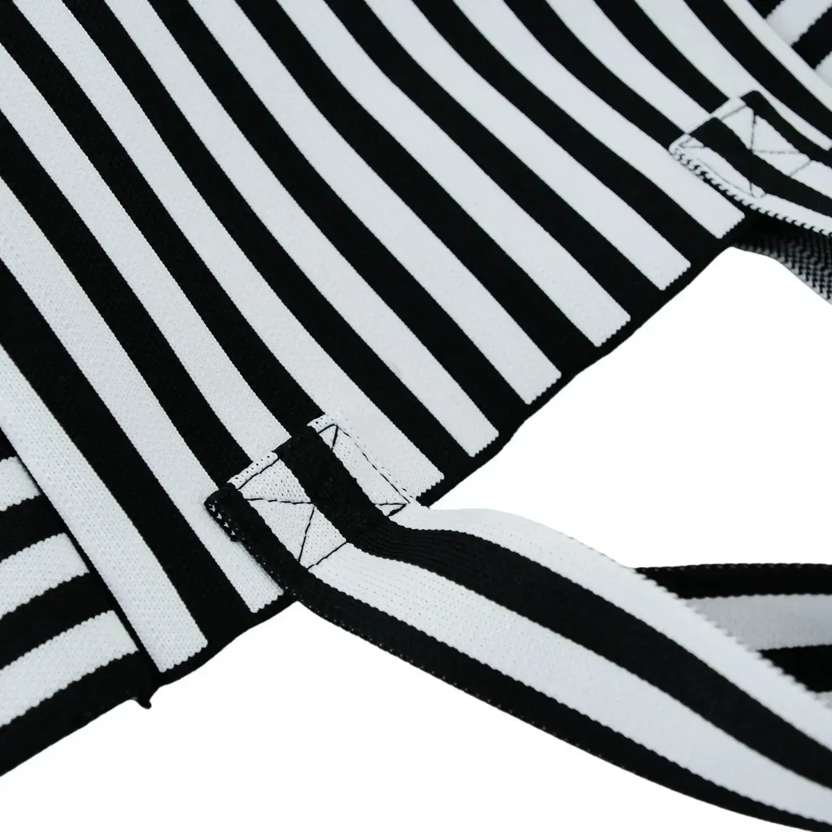Eco-Friendly Durable Polyester Yarn Striped Knitted Tote Bag for Fashion &amp; Daily Use - KB-2601 - Detail