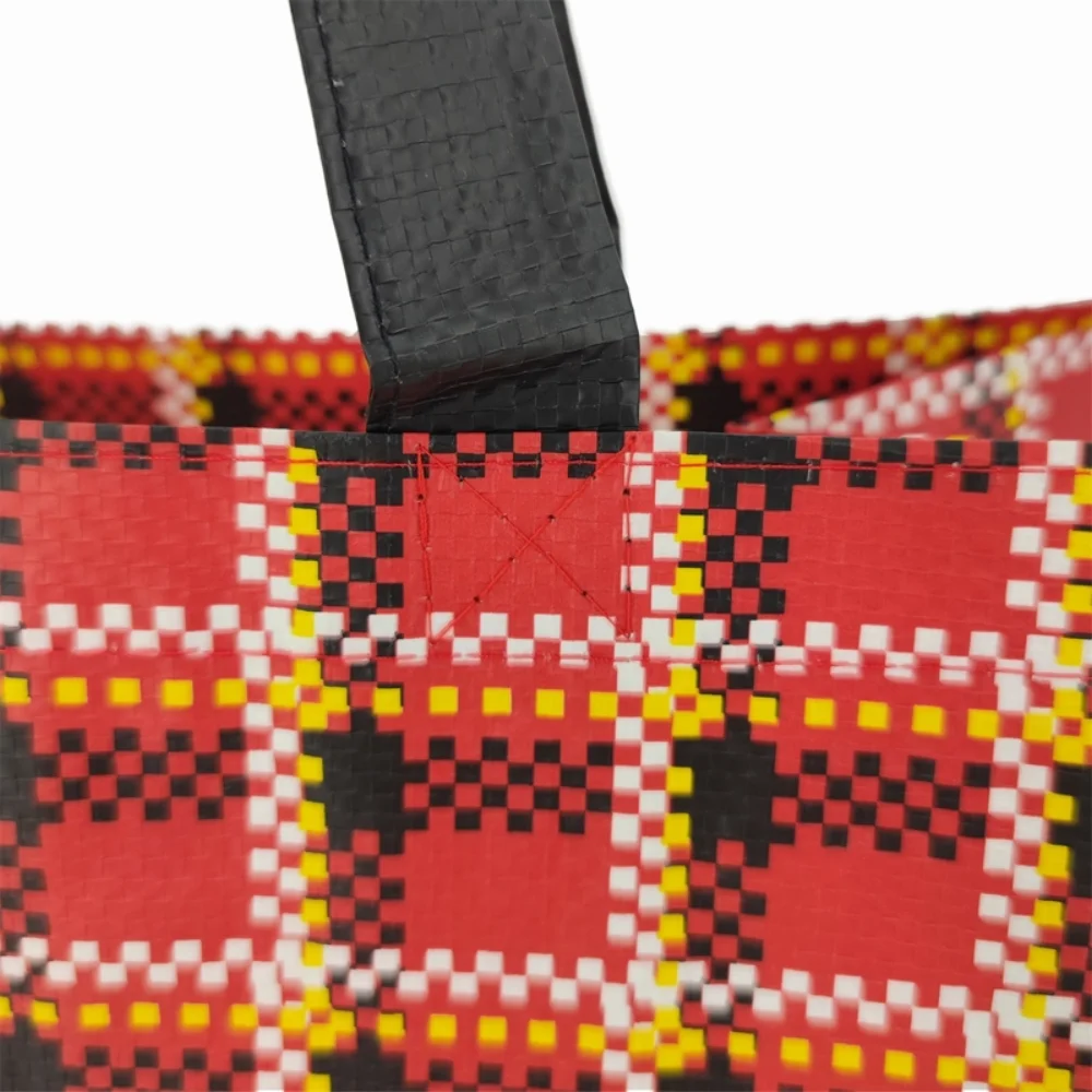 Custom full color printing polypropylene pp woven grocery bag wholesale - PW23R004 - Detail