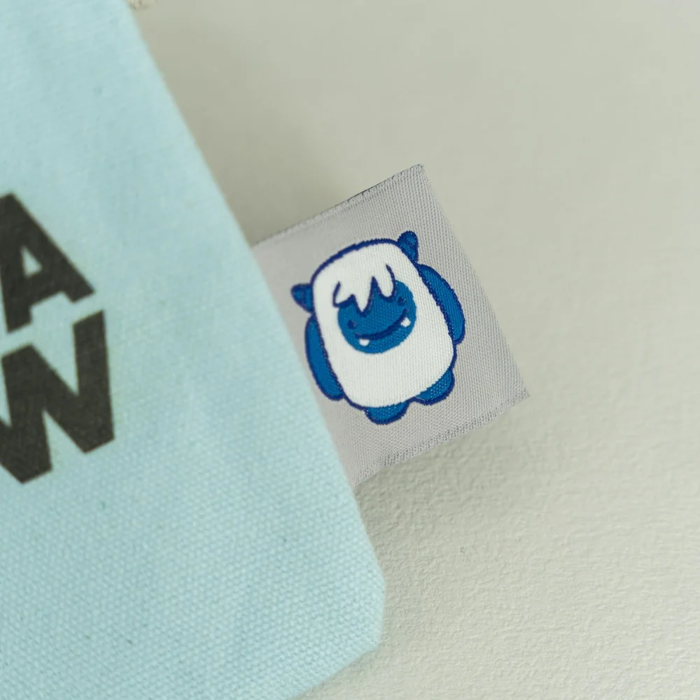 Mini small cute cotton canvas bag for milk tea shop - RG23R012 - Detail