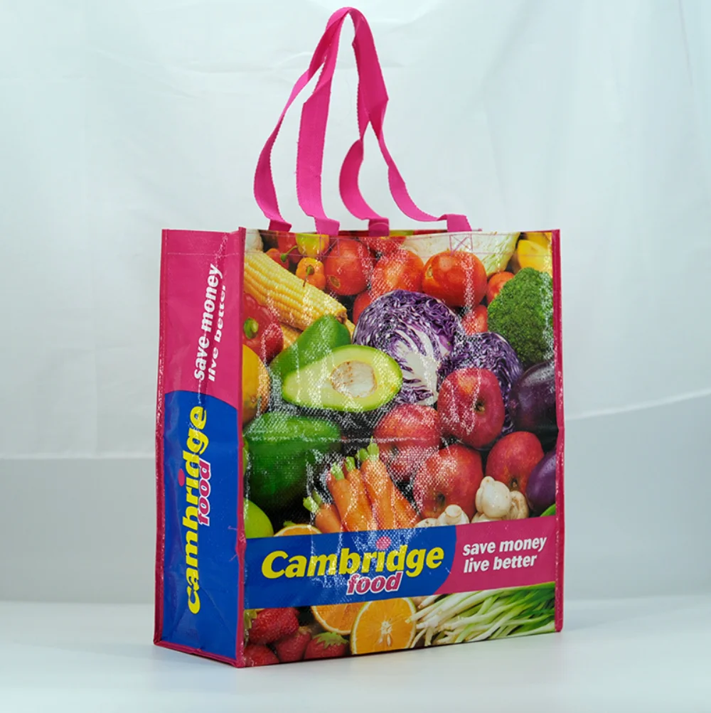 Non Zip Fruit &amp; Veg PP Woven Tote Bag - SP23A003